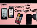 how to refill canon ink cartridge