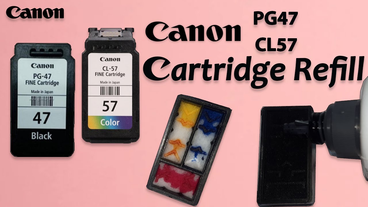 refill canon ink cartridge - YouTube
