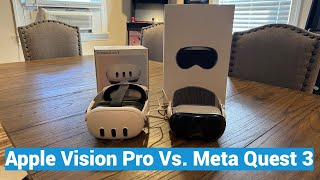 Apple Vision Pro vs. Meta Quest 3 Full Comparison  Design, Comfort, OS, Gaming, Movies, 3D + More!
