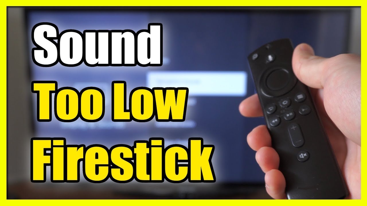 How to Fix Volume Too Low on Firestick 4k Max (Easy Method)