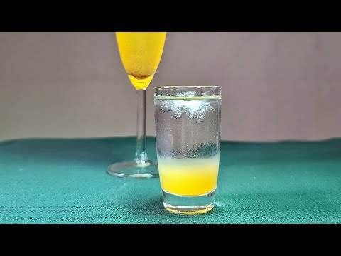 Новогодние коктейли! 2 простых коктейля с мандариновым соком!