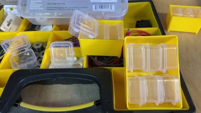 8 Bin Portable Parts Storage Case