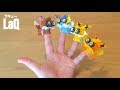 LaQラキューでポケモン イーブイ指人形を作って遊んでみた。 /// Let's Play Pokémon  Eevee Finger Puppets made with LaQ.【らきゆー作り方】