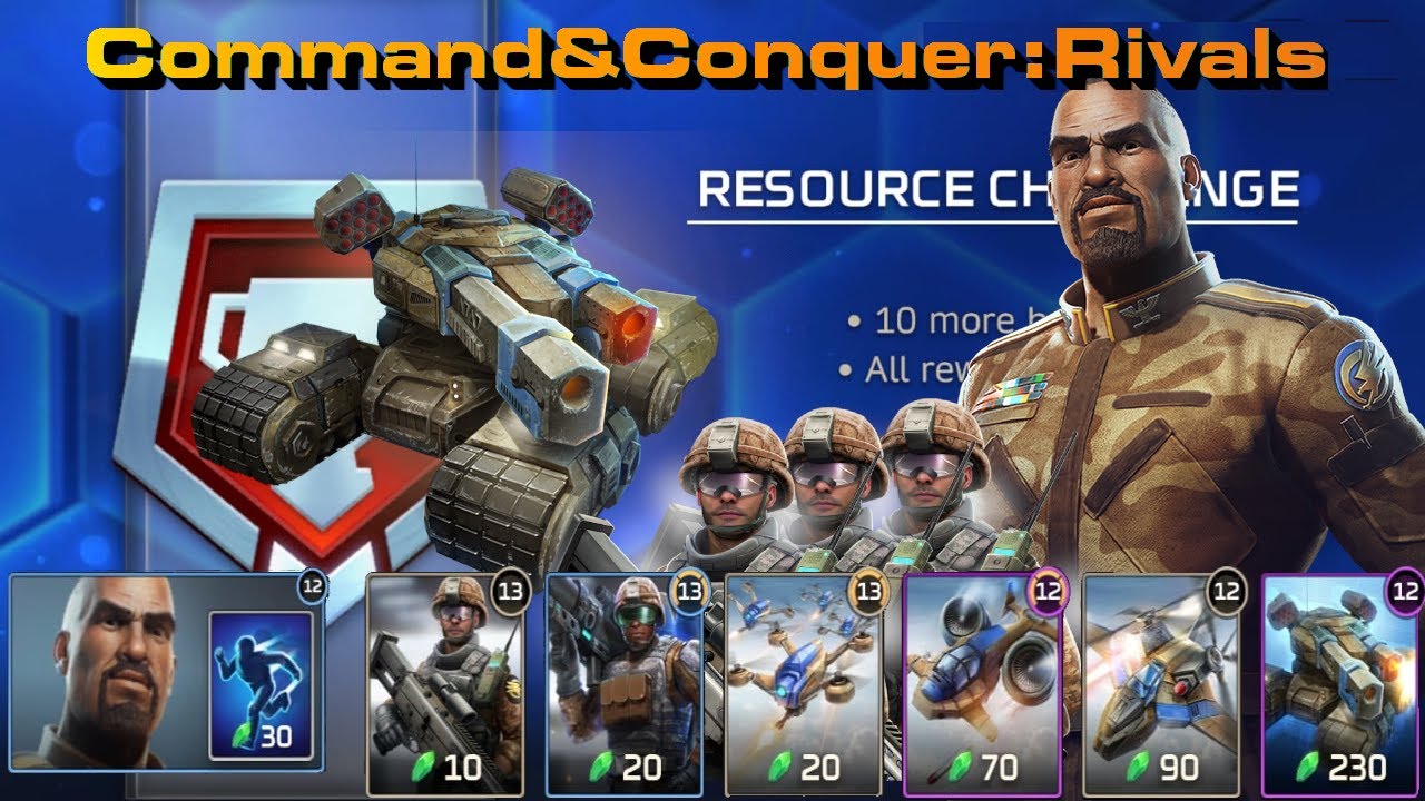 C&C Rivals Resource Challenge. 10 Games of Brutal MAMMOTH Action