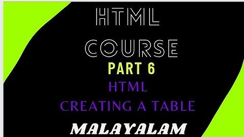 HTML tutorial part 6| creating a table |web design #toxixinc #html