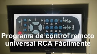 Cómo programar RCA universal Remotre RCR504BR para TV  con subtítulos en español