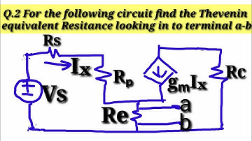 Thevenin Theorem:- Solved  Problem On Thevenin Equivalent Resistance  For GATE | UGC-NET 2021