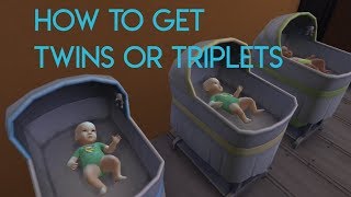 Sims 4:How to get twins or triplets ( NO MODS OR CHEATS) Sims 4:How to get twins or triplets ( NO MODS OR CHEATS)