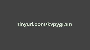 tinyurl.com/kvpygram