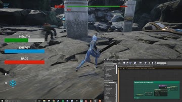 Heal Player Function Blueprint Demonstration (Unreal Engine 4)