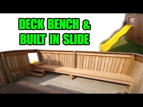how-to-make-a-wood-deck-bench-/-adding-a-kids-slide-to-a-deck