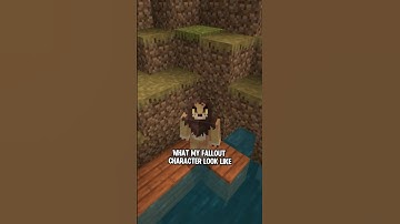 What’s my fallout character look like? #shorts #minecraft #gaming ￼