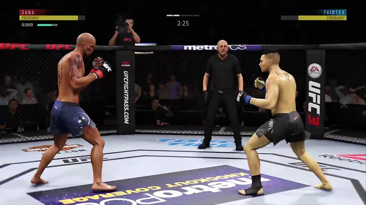 Samy Sana vs Yodsanklai Fairtex, K1 Rules (EA Sports UFC 3)