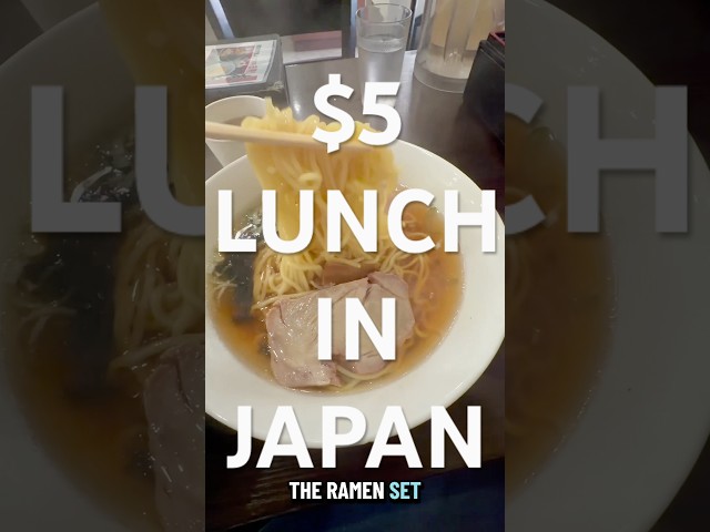 Would you try this $5 lunch in Japan? #japan #japanesefood #food #chinese #foodie