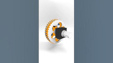 Wobbling pin gear mechanism  #tecnology #engineering #mechanical #design #3dcad #mechanism