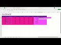 Average formula in excel #excel #exceltips