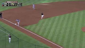 CHC@ARI: Bryant turns a double play