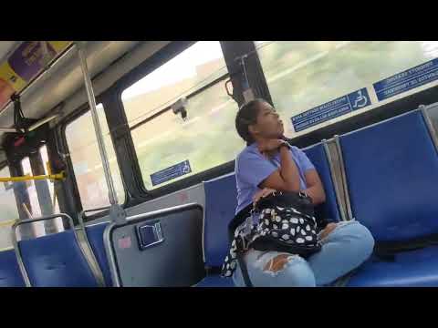 Latina Baddie keeps staring at BWC bulge on the bus (pt.2)