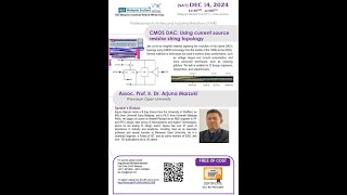 CMOS DAC using Current Source Resistor String Topology 14 Dec 2024