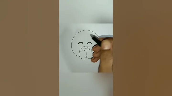 Shy emoji drawing | step by step #short