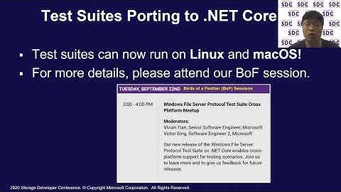 SDC2020: Microsoft FileServer Protocol Test Suites Overview and Updates