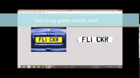 Very dirty car number plate recognition based on camera vision by Roy WCH