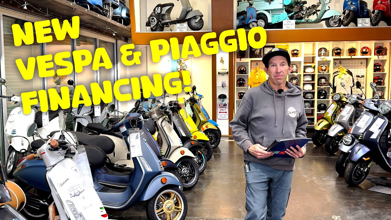 Vespa и Piaggio предлагают выгодные условия финансирования к Новому году!