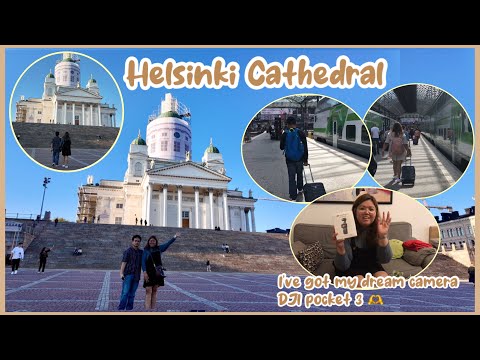 Traveling to Helsinki. 🫶 Love the city vibes.❣️I’ve got my Dji pocket 3 📸. Helsinki Cathedral. ⛪️