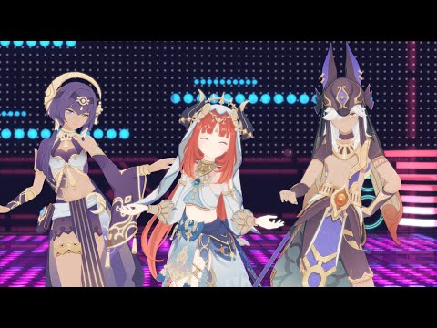【MMD】Cyno & Nilou & Candace | Shake it !! | (Genshin Impact/原神) #genshinimpact #mmd