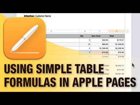 Video: Hoe schrijf ik formules in Pages?