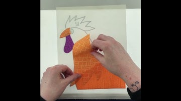 Chicken Applique Pattern Time Lapse