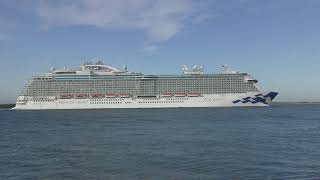 Regal Princess passing Calshot