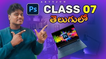 Adobe Photoshop 2025  Class-7 in Telugu: Full Course for Beginners to Pro #photoshop #editing#viral