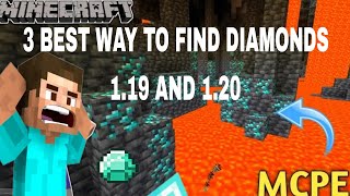 Minecraft 3 Best Way To Find Diamonds In Minecraft PE 1.19 +      | Tutorial 1.19 and 1.20 screenshot 5