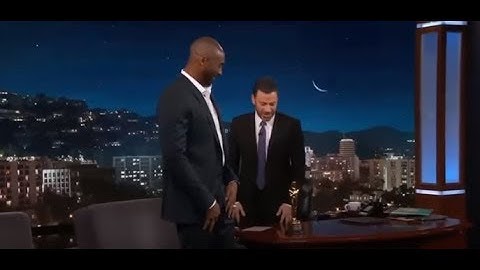 Kobe Bryant Full INTERVIEW on Jimmy Kimmel Live With Oscar