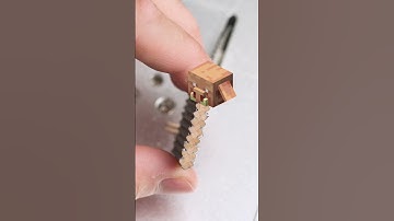 I Made a Toothpick Tooth Pickaxe