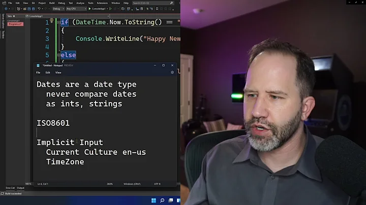 Bad Date Comparisons in C# - if (DateTime.Now.ToString() == "01/01/2022 00:00:00")