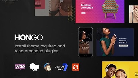 Hongo WordPress Theme - Install Theme Required and Recommended Plugins