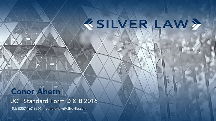 JCT Standard Form D & B 2016