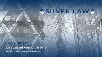 JCT Standard Form D & B 2016