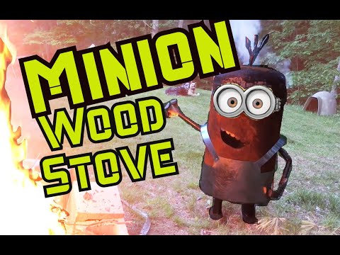 DIY Minion Stove: making a Carl wood stove from an oil tank