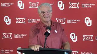 Oklahoma Sooners defensive coordinator Ted Roof holds his weekly press conference. Sept. 18, 2023