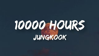 10,000 Hours | JungKook (cover) | Lyrics Video