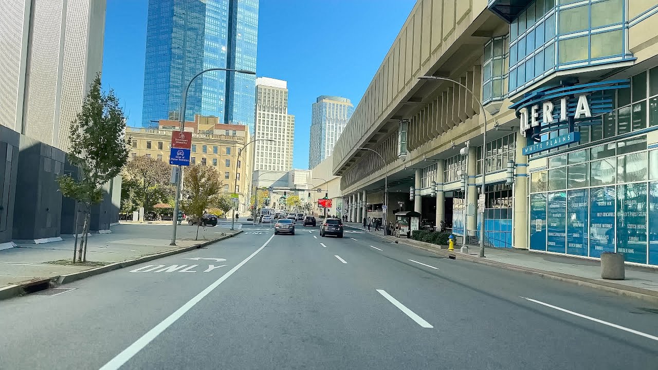 DRIVING in Downtown White Plains, New York Westchester County YouTube