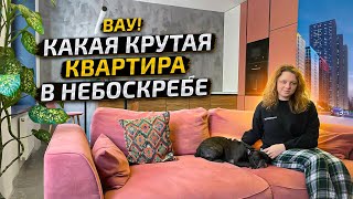 РумТур: 🔥 ЭТО КРУТЕЙШАЯ квартира с КУХНЕЙ без верхних ящиков. ДВУШКА. Дизайн интерьера в стиле БАЛИ