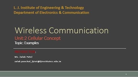 Session 17 Wireless Communication Sem 7 EC 30 July