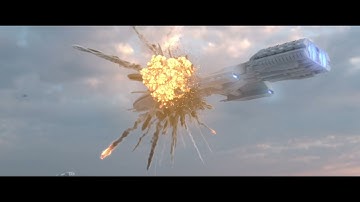 [Houdini] Spaceship Exposion