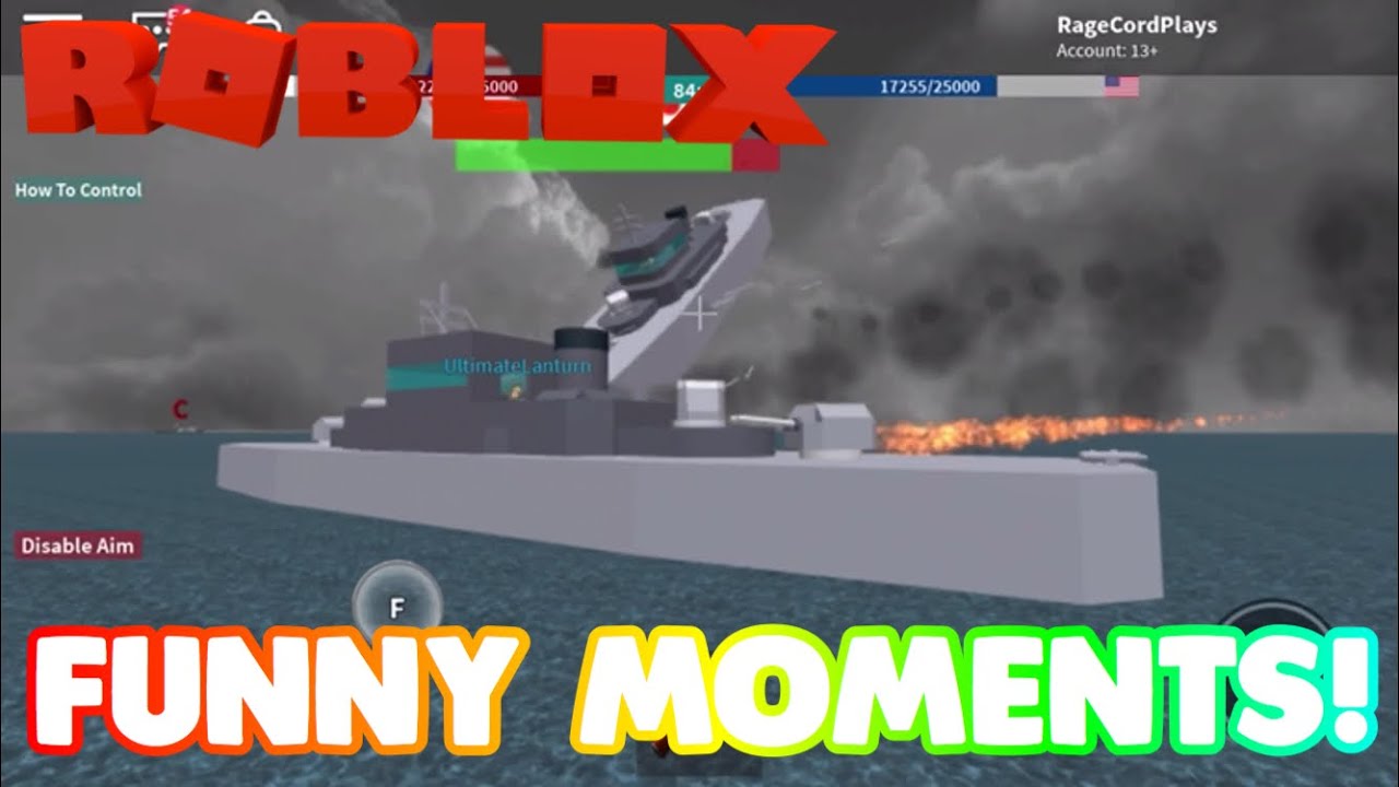 Roblox Naval Warfare Funny Moments Youtube