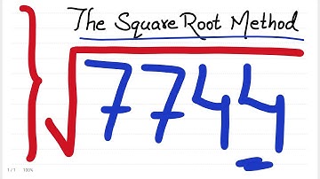 Square Root of 7744 | Only Solution | Square Root by Long Division Made Simple |