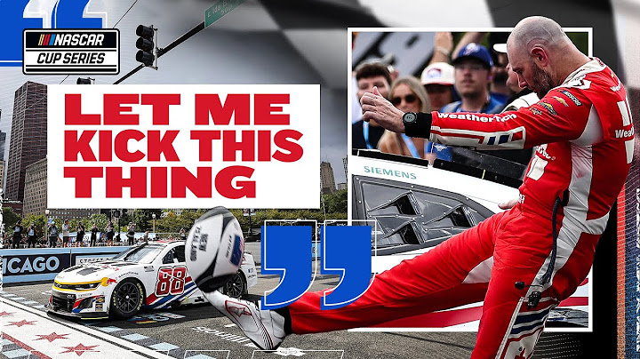 Shane van Gisbergen Reacts to Sweeping Chicago | 2025 NASCAR Cup Series
